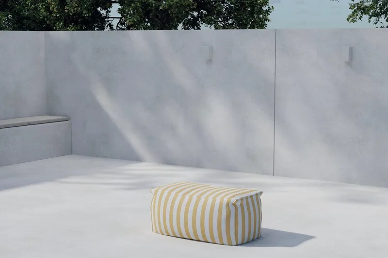 Fotpall Redang Utomhus, gul