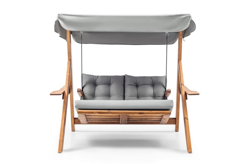 Galata Hängstol Utomhus 160x120 cm - Grå - Utemöbler - Utestol & trädgårdsstol - Hängstol utomhus