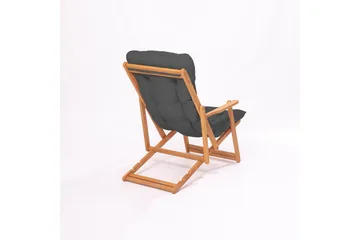 Gardellis Solstol 43x46,5 cm - Grå/Natur - Utemöbler - Utestol & tr ädgårdsstol - Solstolar