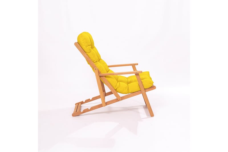 Gardellis Solstol 43x46,5 cm - Gul/Natur - Utemöbler - Utestol & trädgårdsstol - Solstolar