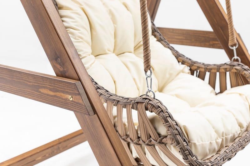 Goreme Hängstol Utomhus 160x120 cm - Cream - Utemöbler - Utestol & trädgårdsstol - Hängstol utomhus