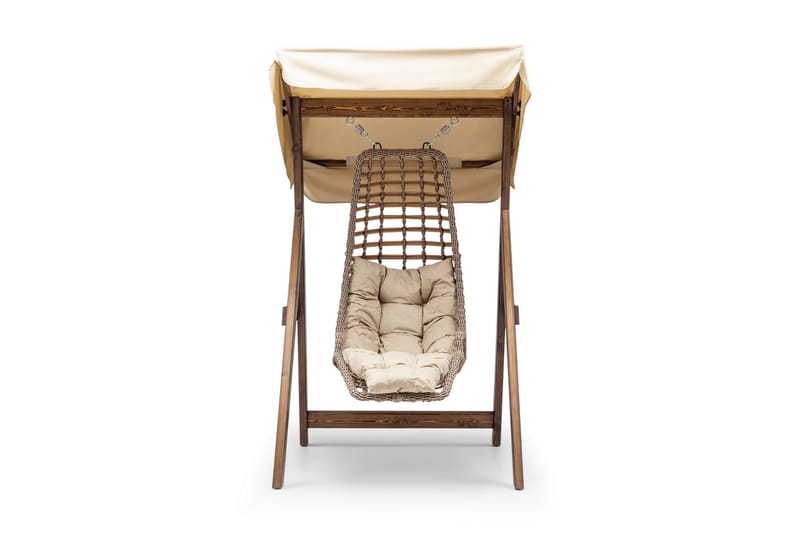 Goreme Hängstol Utomhus 160x120 cm - Cream - Utemöbler - Utestol & trädgårdsstol - Hängstol utomhus