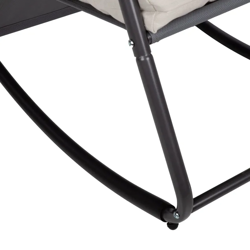 Gungstol Maris - Grå - Utemöbler - Utestol & trädgårdsstol - Gungstol utomhus