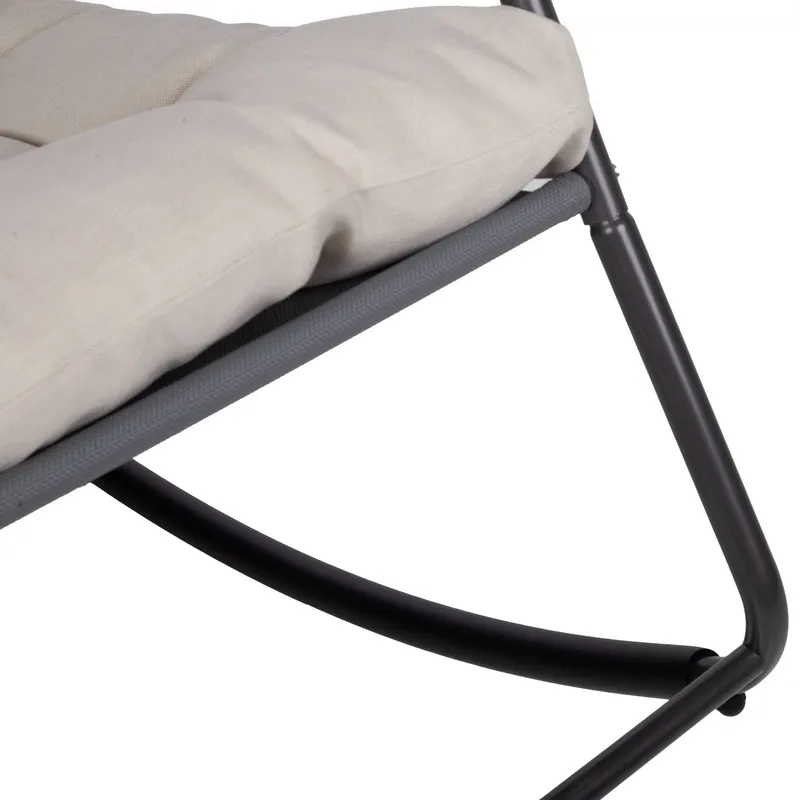 Gungstol Maris - Grå - Utemöbler - Utestol & trädgårdsstol - Gungstol utomhus