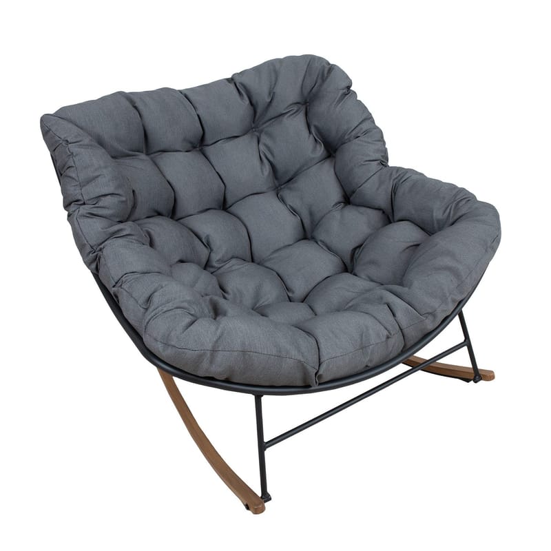 Gungstol Royal - Mörkgrå - Utemöbler - Utestol & trädgårdsstol - Gungstol utomhus