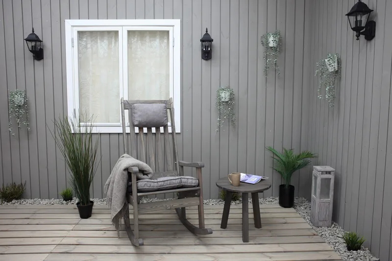 Ellabell Gungstol - Vit - Utemöbler - Utestol & trädgårdsstol - Gungstol utomhus