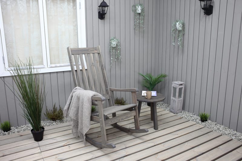 Ellabell Gungstol - Vit - Utemöbler - Utestol & trädgårdsstol - Gungstol utomhus