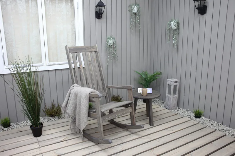 Ellabell Gungstol - Vit - Utemöbler - Utestol & trädgårdsstol - Gungstol utomhus