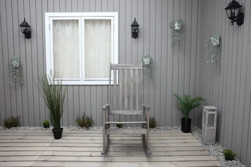 Ellabell Gungstol - Vit - Utemöbler - Utestol & trädgårdsstol - Gungstol utomhus