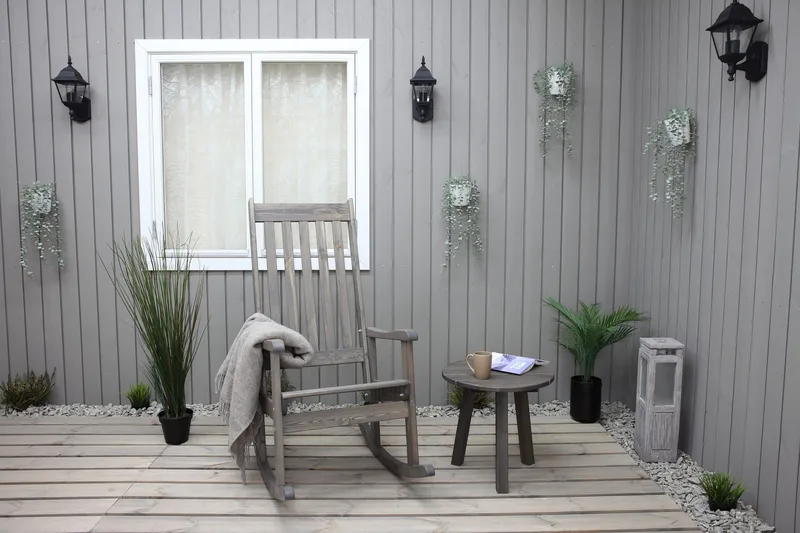 Ellabell Gungstol - Vit - Utemöbler - Utestol & trädgårdsstol - Gungstol utomhus