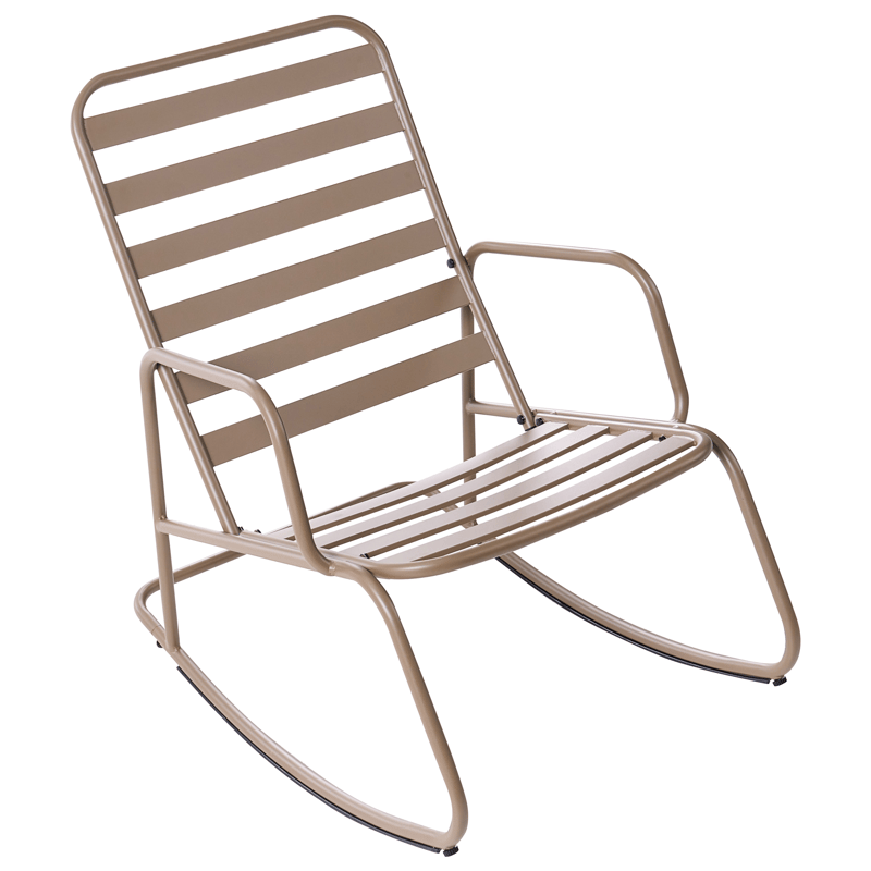 Gungstol utomhus Turi - Beige - Utemöbler - Utestol & trädgårdsstol - Gungstol utomhus