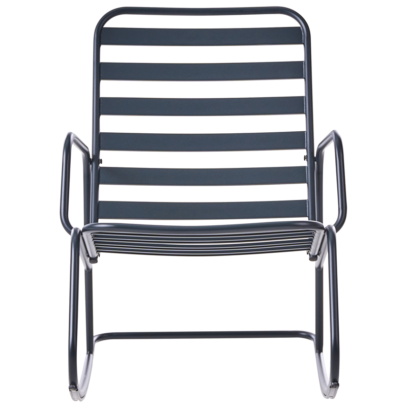 Gungstol utomhus Turi - Svart - Utemöbler - Utestol & trädgårdsstol - Gungstol utomhus