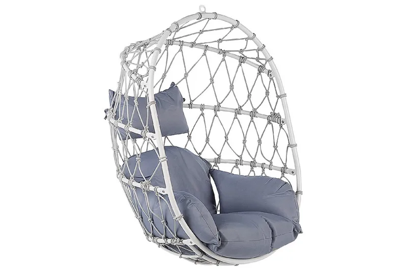 Hängstol Adria - Vit, Grå - Utemöbler - Utestol & trädgårdsstol - Hängstol utomhus