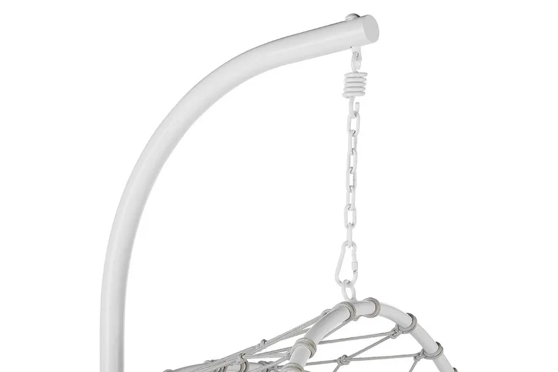 Hängstol Adria - Vit, Grå - Utemöbler - Utestol & trädgårdsstol - Hängstol utomhus