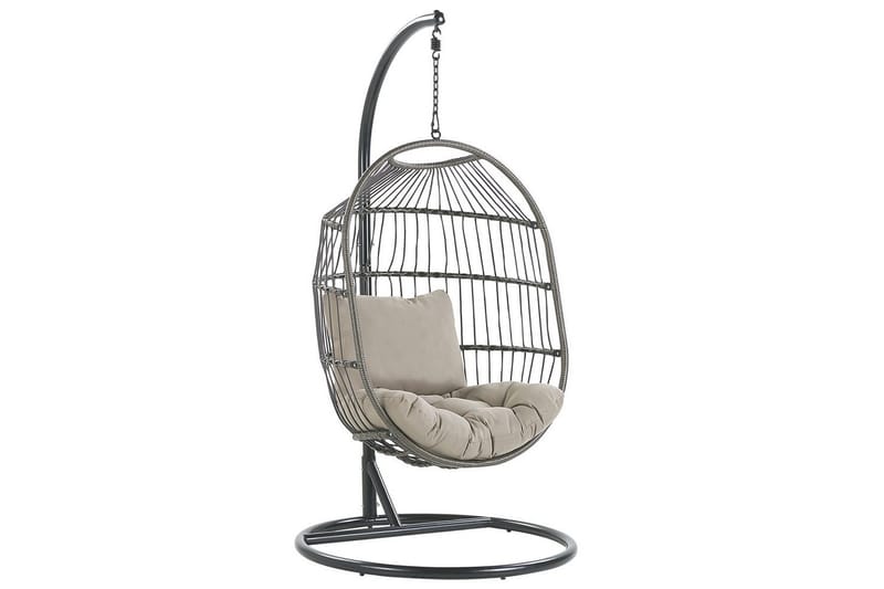 Hängstol Alba, Svart, Grå