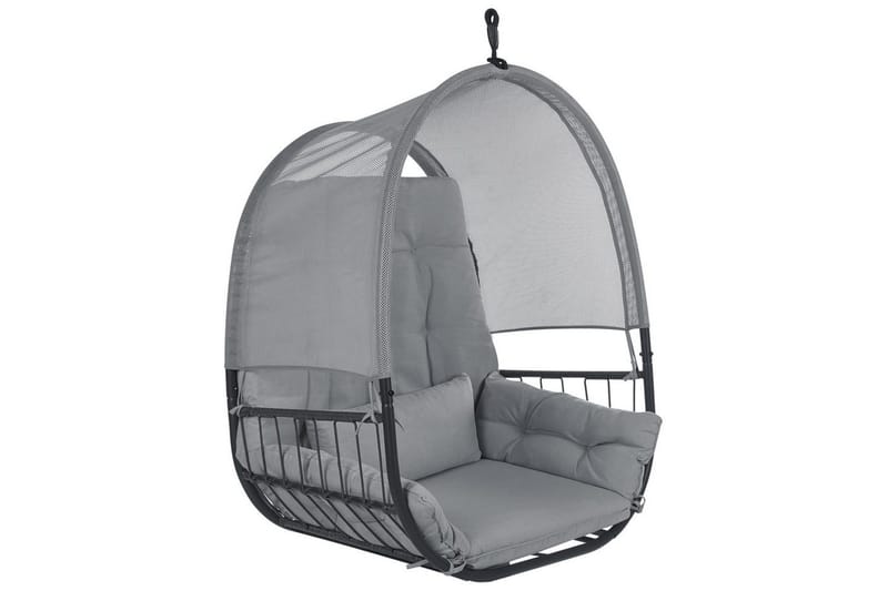Hängstol Alviano - Mörkgrå - Utemöbler - Utestol & trädgårdsstol - Hängstol utomhus