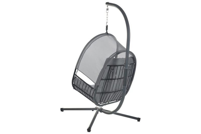 Hängstol Alviano - Mörkgrå - Utemöbler - Utestol & trädgårdsstol - Hängstol utomhus