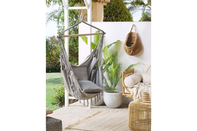 Hängstol Bonea - Ljusgrå - Utemöbler - Utestol & trädgårdsstol - Hängstol utomhus