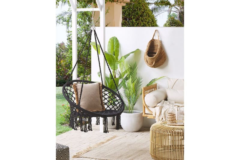 Hängstol Gabella - Svart - Utemöbler - Utestol & trädgårdsstol - Hängstol utomhus