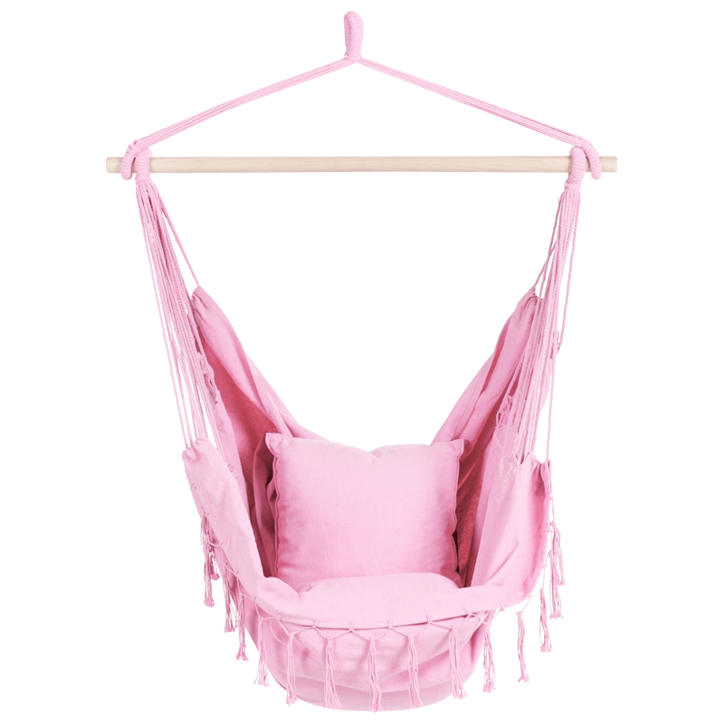 Hängstol utomhus Bonea Bomull - Rosa - Utemöbler - Utestol & trädgårdsstol - Hängstol utomhus