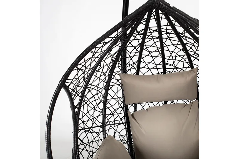 Droplet Hängstol Utomhus - Svart - Utemöbler - Utestol & trädgårdsstol - Hängstol utomhus