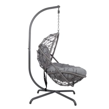 Hängstol Amara 134x134x196 cm - Mörkgrå - Utemöbler - Utestol & trädgårdsstol - Hängstol utomhus - Hängstol med stativ
