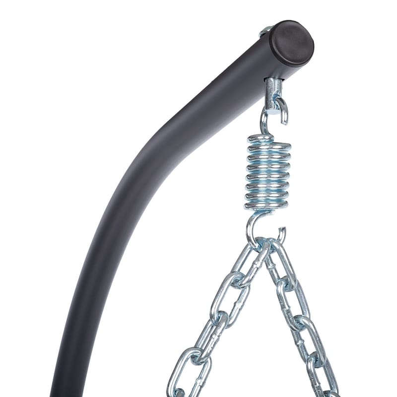 Hängstol Granvin 90x114x186 cm - mörkgrå - Utemöbler - Utestol & trädgårdsstol - Hängstol utomhus - Hängstol med stativ