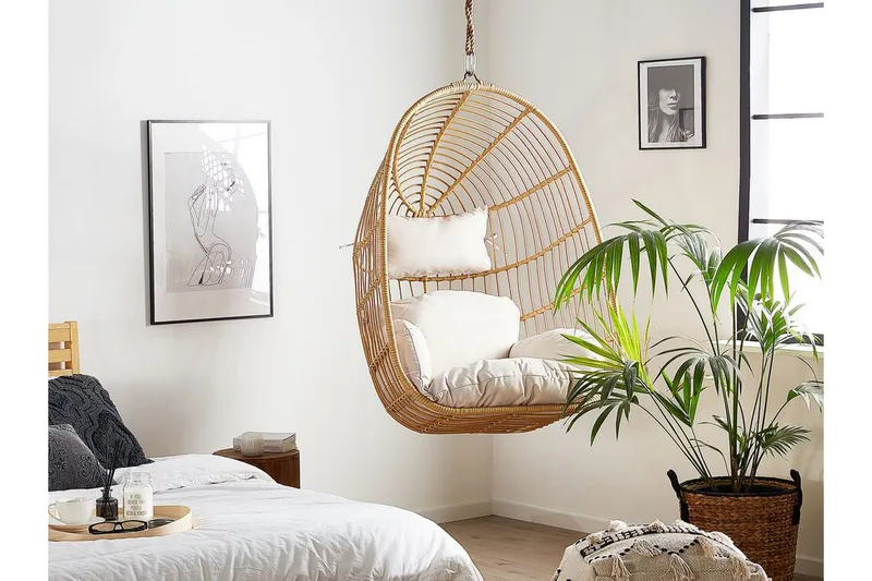 Hallstavik Hängstol Utomhus - Beige - Utemöbler - Utestol & trädgårdsstol - Hängstol utomhus