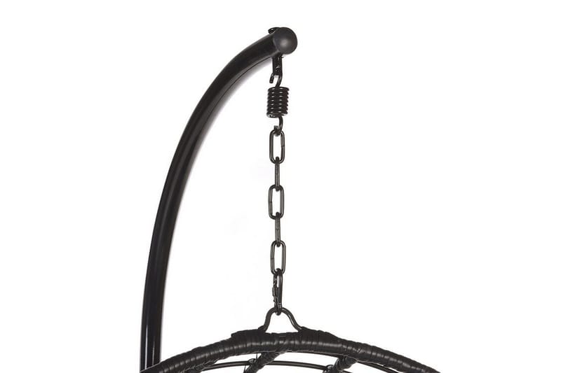 Hyvena Hängstol Utomhus med Stativ - Svart - Utemöbler - Utestol & trädgårdsstol - Hängstol utomhus