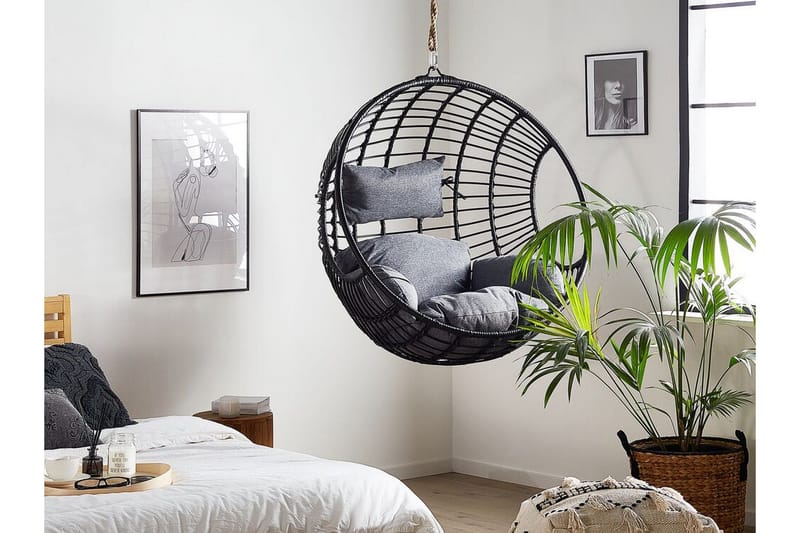 Hyvena Hängstol Utomhus - Svart - Utemöbler - Utestol & trädgårdsstol - Hängstol utomhus