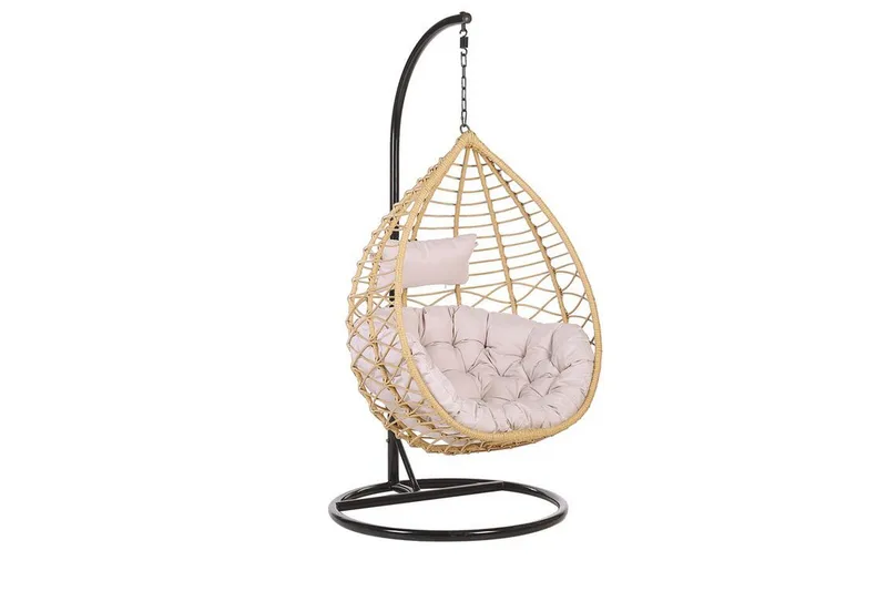 Kartberg Hängstol Utomhus med Stativ, Beige