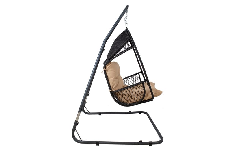 Mörkgrå Stativ för Hängstol Utomhus - Utemöbler - Utestol & trädgårdsstol - Hängstol utomhus