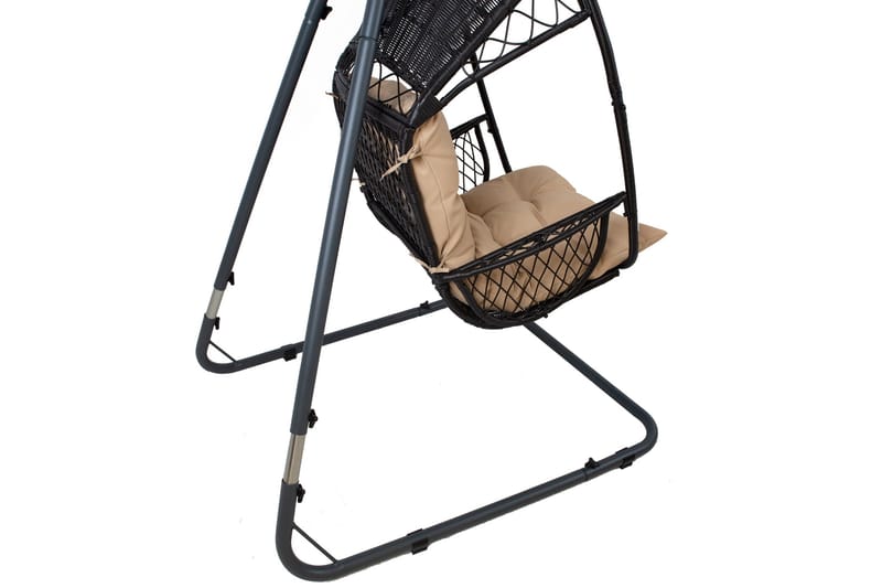 Mörkgrå Stativ för Hängstol Utomhus - Utemöbler - Utestol & trädgårdsstol - Hängstol utomhus
