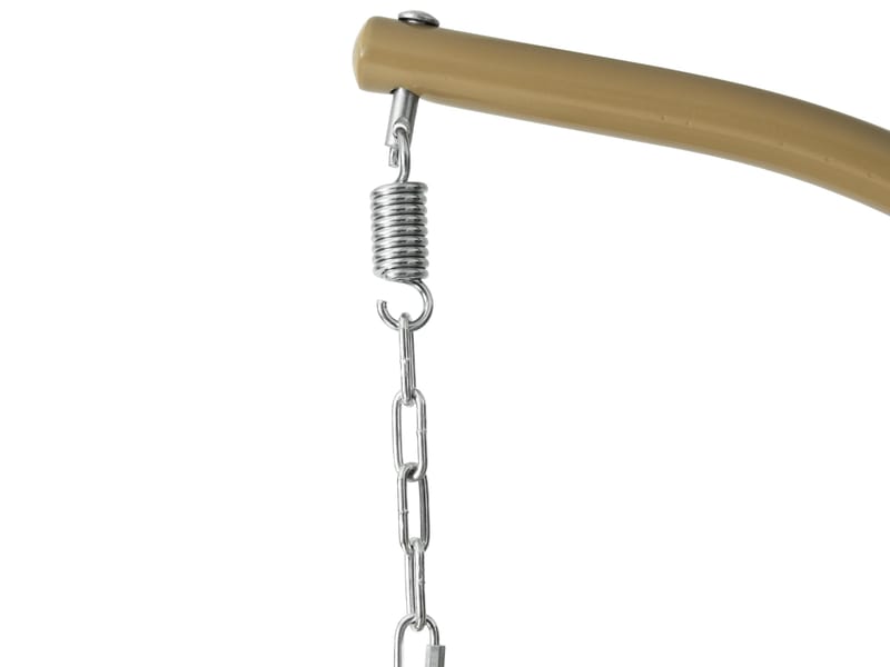 Solvero Hängstol utomhus - beige - Utemöbler - Utestol & trädgårdsstol - Hängstol utomhus - Hängstol med stativ