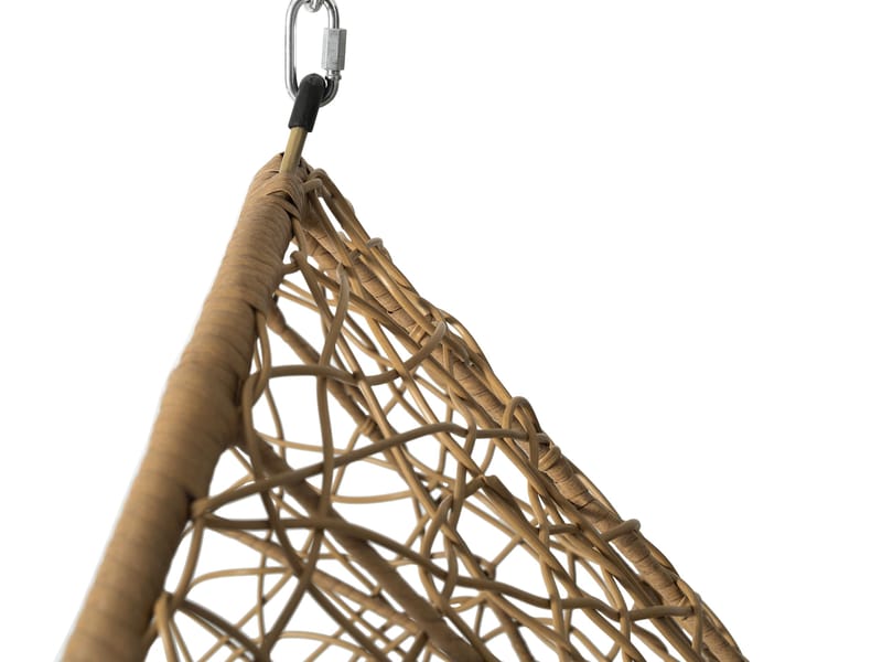 Solvero Hängstol utomhus - beige - Utemöbler - Utestol & trädgårdsstol - Hängstol utomhus - Hängstol med stativ