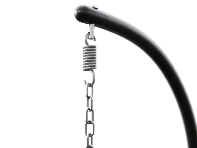 Solvero Hängstol utomhus - beige - Utemöbler - Utestol & trädgårdsstol - Hängstol utomhus - Hängstol med stativ