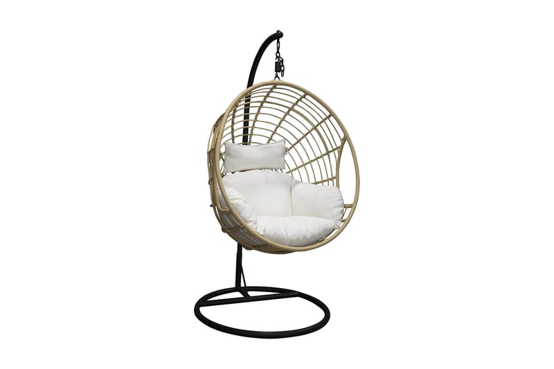 Viga Hängstol Utomhus, Svart/Natur