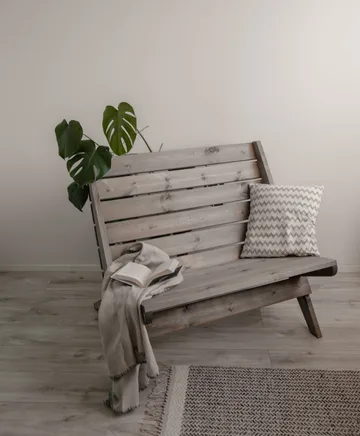 Hillerstorp EcoFurn Utestol Granny Double Furu Oljad Grå - Grå - Utemöbler - Utestol & trädgårdsstol - Utefåtölj & loungefåtölj