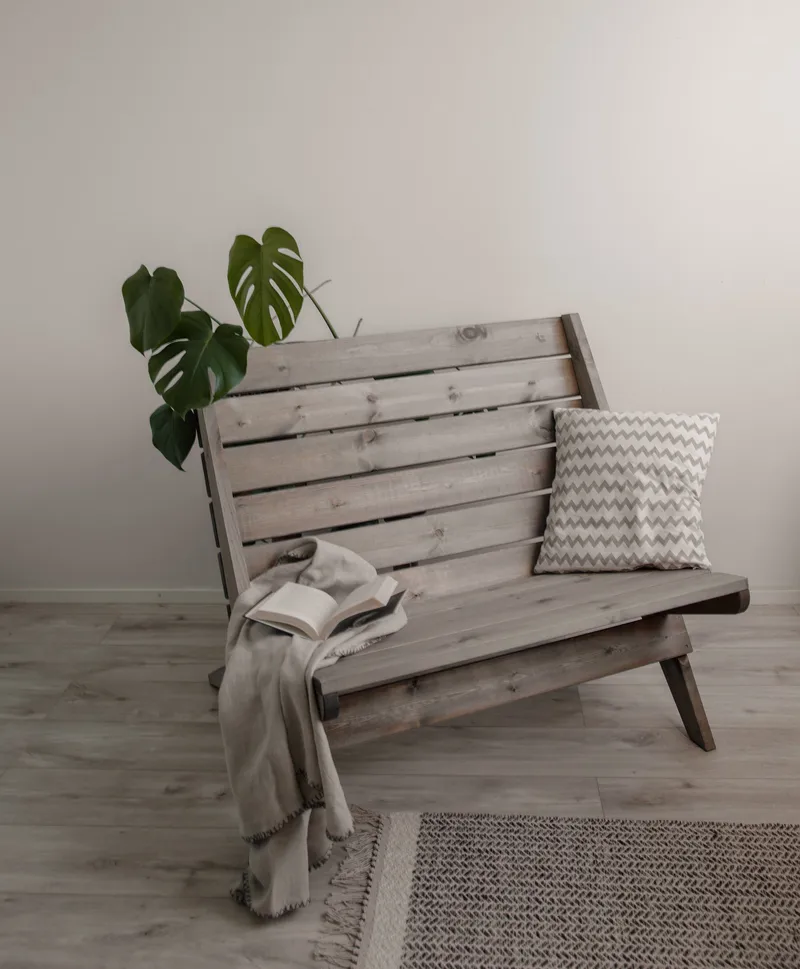 Hillerstorp EcoFurn Utestol Granny Double Furu Oljad Grå - Grå - Utemöbler - Utestol & trädgårdsstol - Utefåtölj & loungefåtölj