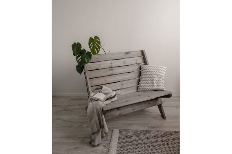 Hillerstorp EcoFurn Utestol Granny Double Furu Oljad Grå - Grå - Utemöbler - Utestol & trädgårdsstol - Utefåtölj & loungefåtölj