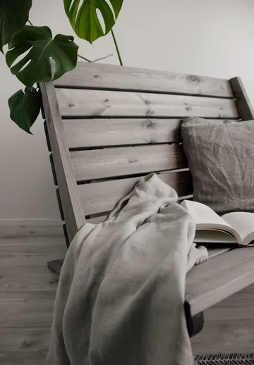 Hillerstorp EcoFurn Utestol Granny Double Furu Oljad Grå - Grå - Utemöbler - Utestol & trädgårdsstol - Utefåtölj & loungefåtölj