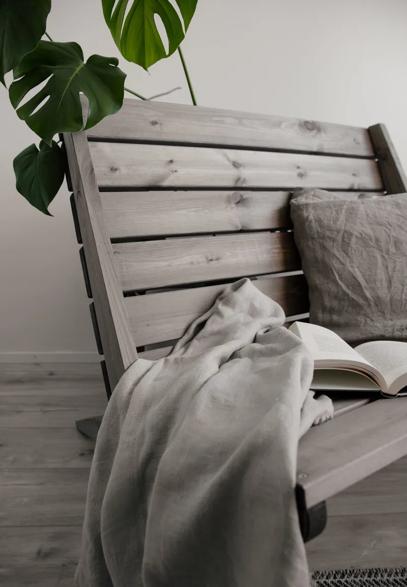 Hillerstorp EcoFurn Utestol Granny Double Furu Oljad Grå - Grå - Utemöbler - Utestol & trädgårdsstol - Utefåtölj & loungefåtölj