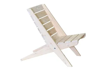 Hillerstorp EcoFurn Utestol Granny Furu Oljad Vit