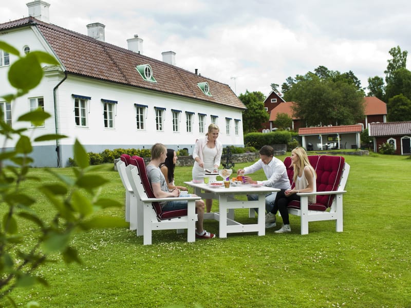 Hillerstorp Herrgård Fåtölj - Vit - Utemöbler - Utestol & trädgårdsstol - Utefåtölj & loungefåtölj