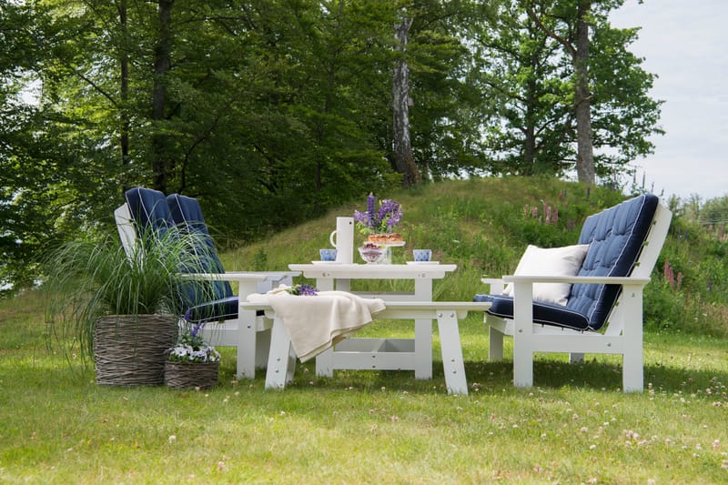 Hillerstorp Herrgård Fåtölj - Vit - Utemöbler - Utestol & trädgårdsstol - Utefåtölj & loungefåtölj