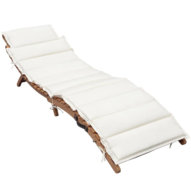 Hopfällbar solsäng i eukalyptus-trä | Forsvik, undefined