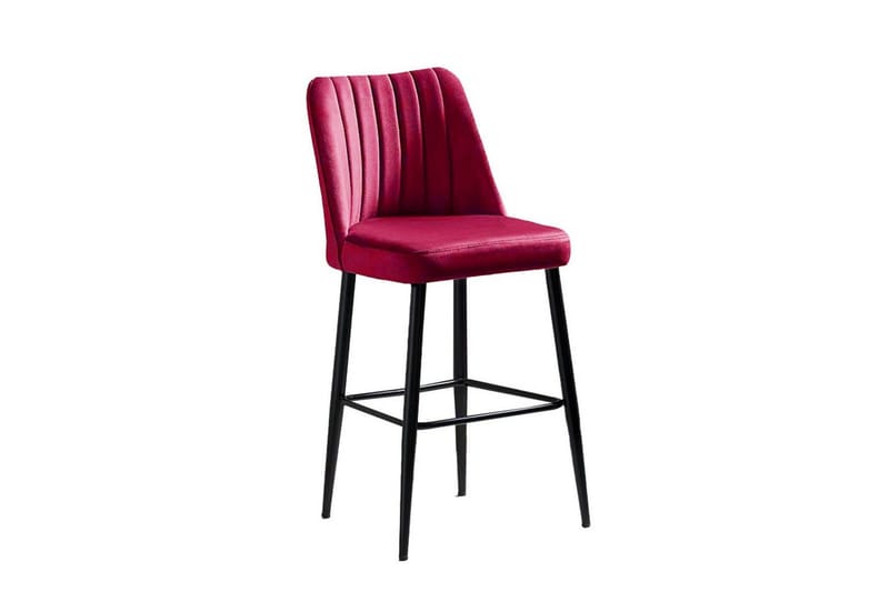 Huddy Barstol Utomhus 99 cm - Röd/Svart - Utemöbler - Utestol & trädgårdsstol - Barstol utomhus