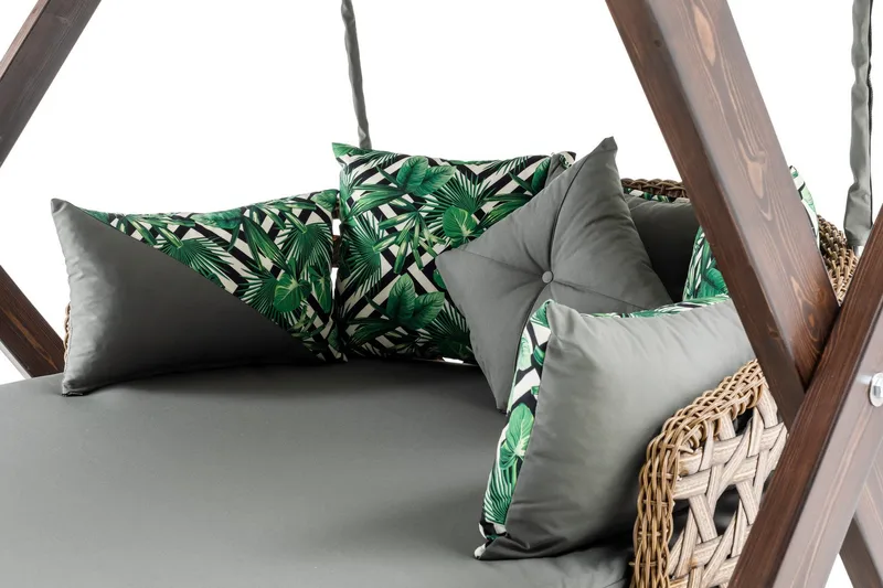 Hux Hängstol Utomhus 188x140 cm - Grå - Utemöbler - Utestol & trädgårdsstol - Hängstol utomhus