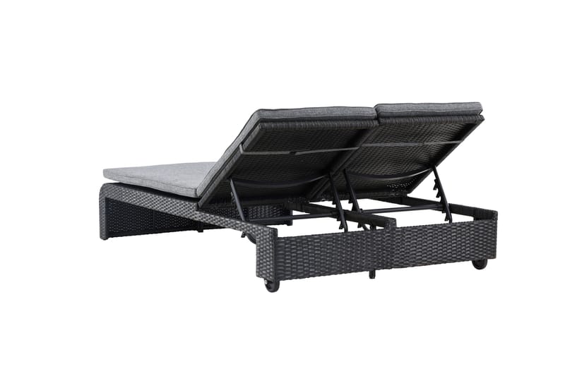 London Solstol 119x196 cm - Svart - Utemöbler - Utestol & trädgårdsstol - Solstolar