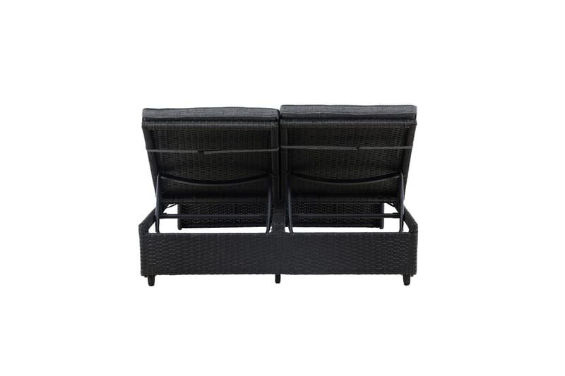 London Solstol 119x196 cm - Svart - Utemöbler - Utestol & trädgårdsstol - Solstolar